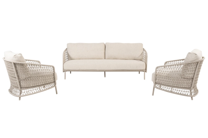 Puccini loungeset voor, 4 Seasons Outdoor, tuincentrumoutlet