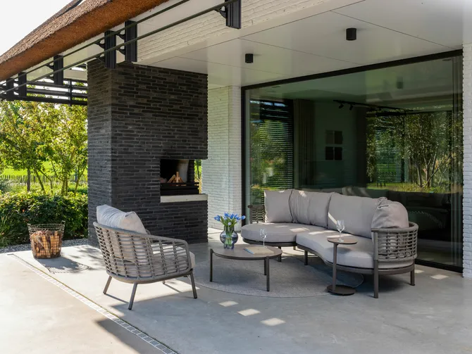 Puglia loungeset 4-delig terre sfeer, 4 Seasons Outdoor, tuincentrumoutlet.com