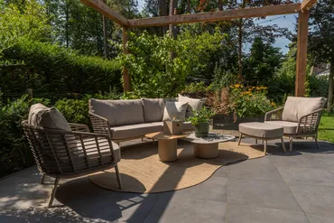 Puglia loungeset incl. tafeltje sfeer, 4 Seasons Outdoor, tuincentrumoutlet.com