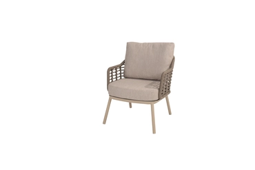 Puglia loungestoel incl. voetenbank stoel, 4 Seasons Outdoor, tuincentrumoutlet.com