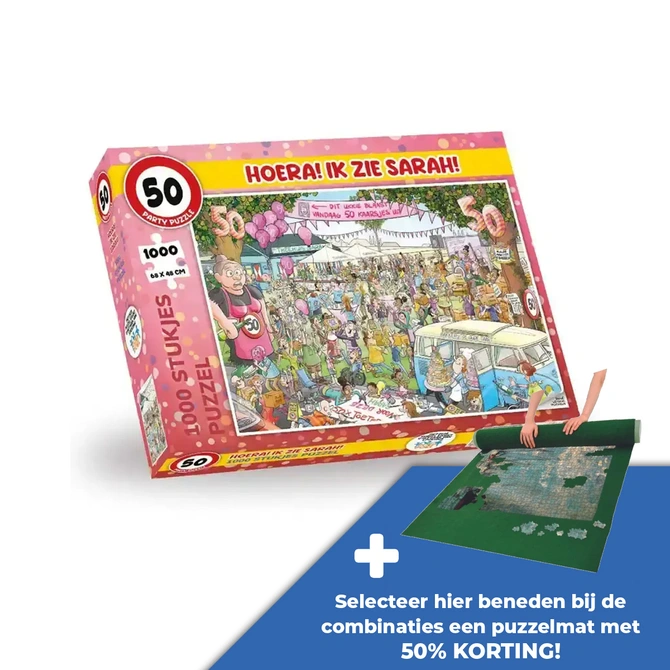 Puzzel hoera ik zie sarah 1000 - afbeelding 1