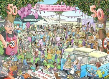 Puzzel hoera ik zie sarah 1000 - afbeelding 2
