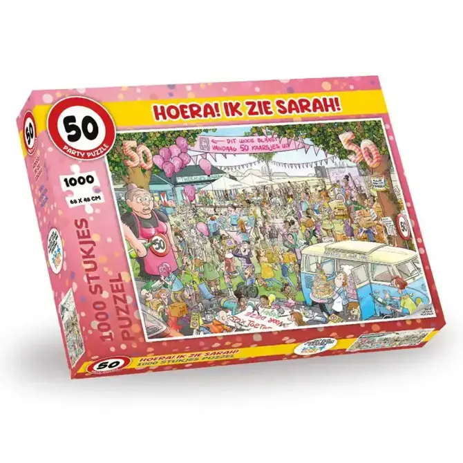 Puzzel hoera ik zie sarah 1000 - afbeelding 1