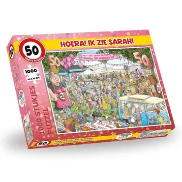Puzzel hoera ik zie sarah 1000 - afbeelding 1