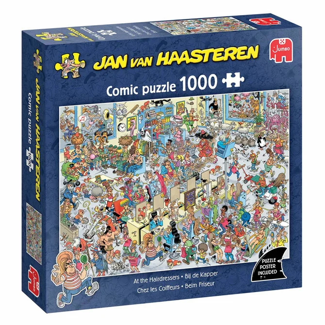 Puzzel jvh bij de kapper 1000 07.22 - afbeelding 1