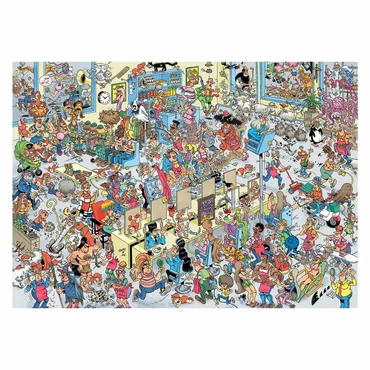 Puzzel jvh bij de kapper 1000 07.22 - afbeelding 2