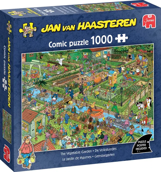 Puzzel jvh de volkstuintjes 1000 - afbeelding 1