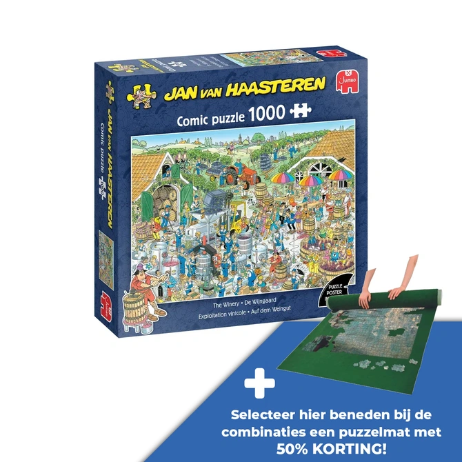 Puzzel jvh de wijnmakerij 1000 - afbeelding 1