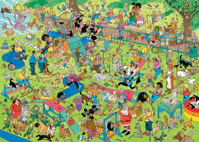 Puzzel jvh hondenparc 1000 09.24 - afbeelding 3