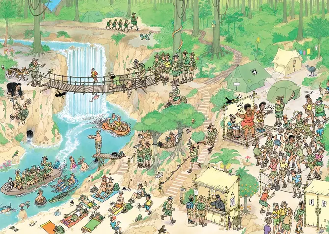 Puzzel jvh jungletocht 1000 04.24 - afbeelding 3