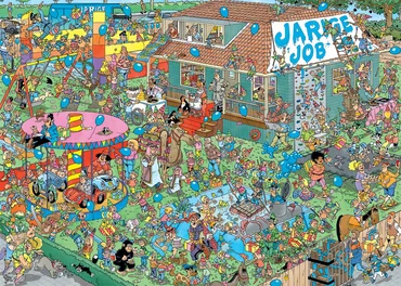 Puzzel jvh kinderf jarige job 1000 - afbeelding 2