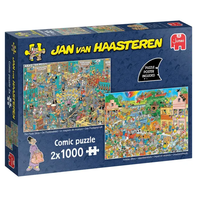 Puzzel jvh muz & vak 2x1000 10.21 - afbeelding 1