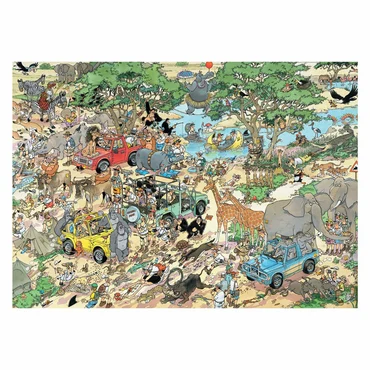 Puzzel jvh safari & storm 2x1000 - afbeelding 2