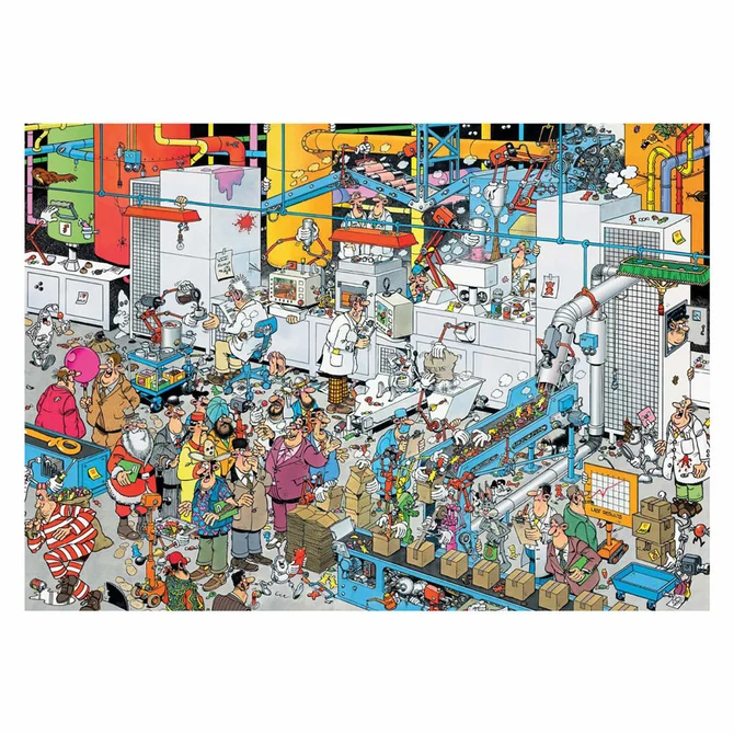Puzzel jvh snoepfabriek 500 - afbeelding 3