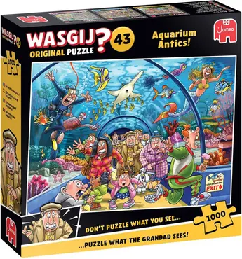 Puzzel wasgij aquarium 1000, Jumbo, tuincentrumoutlet.com