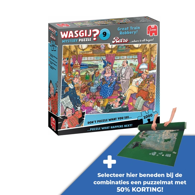 Puzzel wasgij gr treinr 1000 01.25 - afbeelding 1