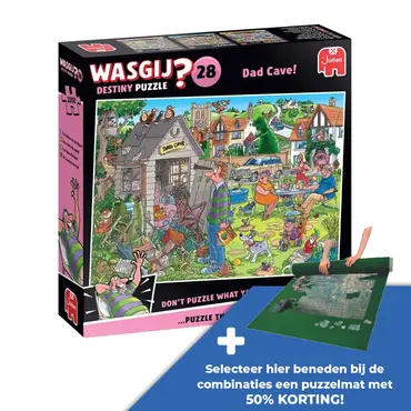 Puzzel wasgij mancave pa 1000 07.24
