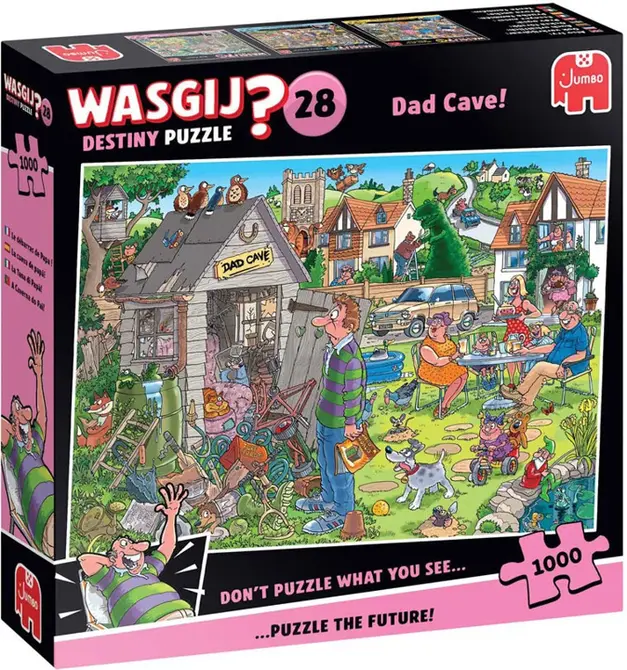 Puzzel wasgij mancave pa 1000, Jumbo, tuincentrumoutlet.com