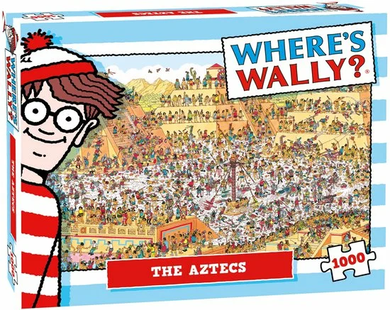 Puzzel wheres wally aztecs 1000st - afbeelding 1