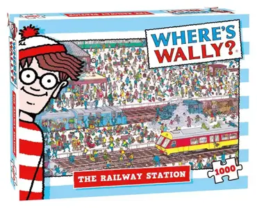 Puzzel wheres wally railway 1000st