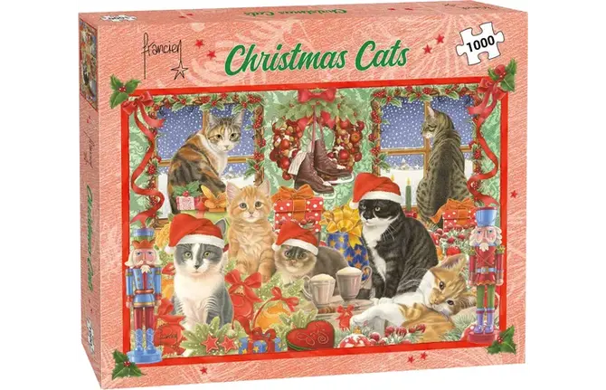 Puzzel xms franciens katten, Plenty Gifts, tuincentrumoutlet.com