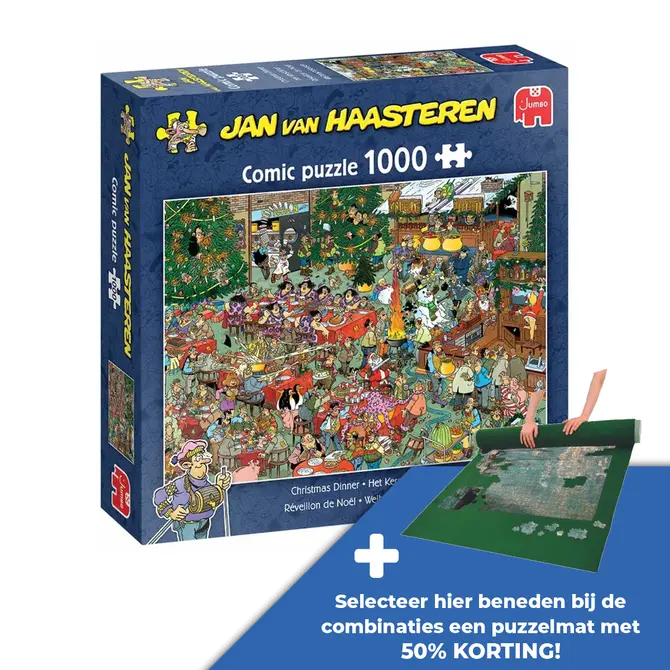 Puzzel xms jvh christmas diner 1000 - afbeelding 1