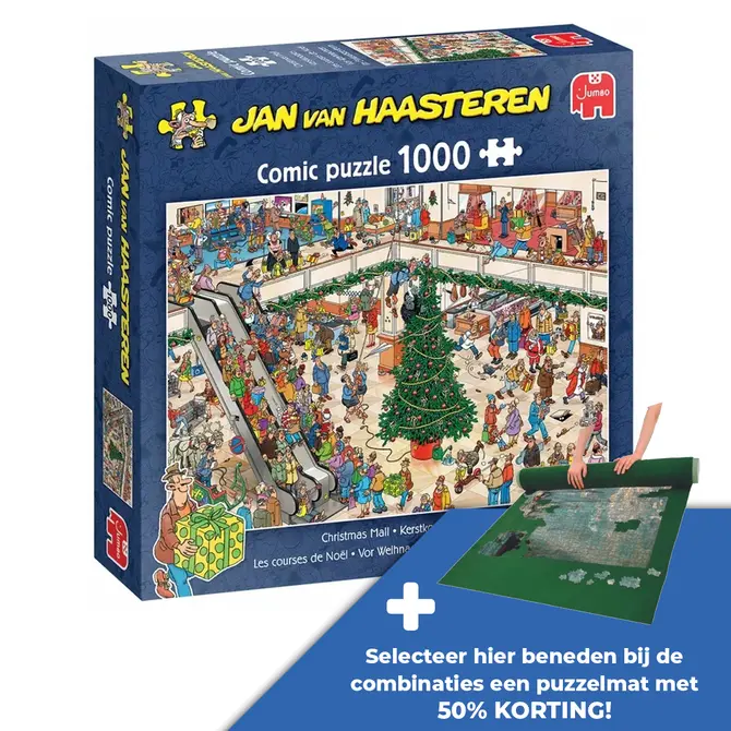 Puzzel xms jvh christmas mall 1000 - afbeelding 1
