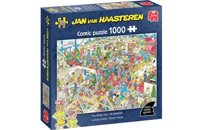 Puzzel xms jvh winter fair 1000, Jan van Haasteren, tuincentrumoutlet.com