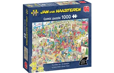 Puzzel xms jvh winter fair 1000, Jan van Haasteren, tuincentrumoutlet.com