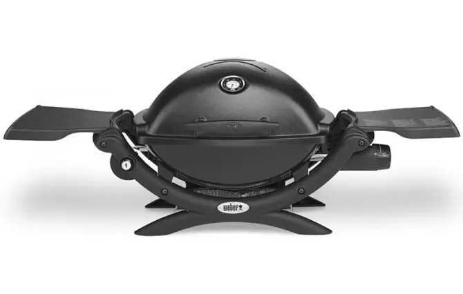 Weber Q1200 - Zwart www.bbqkopen.nl