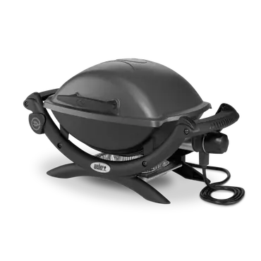 Weber® Q1400 dark grey - zijkant - tuincentrumoutlet.com 