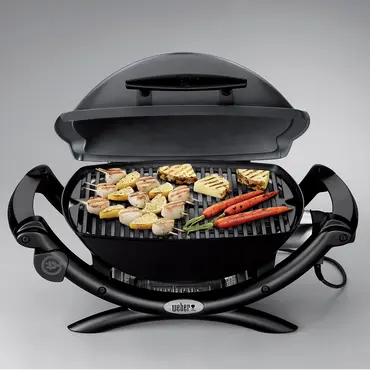 Weber® Q1400 dark grey - sfeer - tuincentrumoutlet.com 