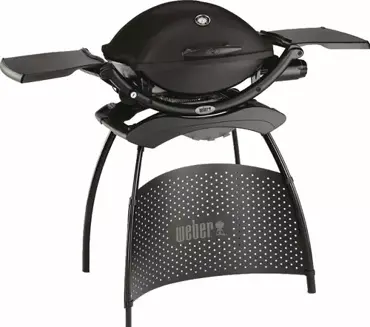 Weber Q2200 staand - Zwart www.bbqkopen.nl