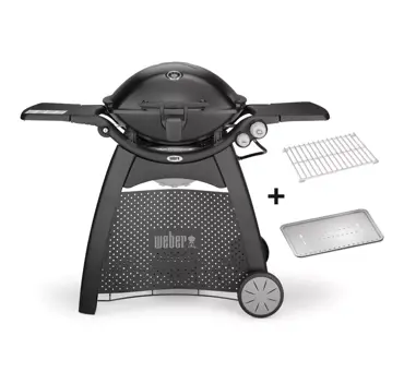 Weber Q3200 station - Zwart www.bbqkopen.nl