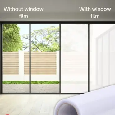 Raamfolie Anti-Inkijk Statisch Melkglas – Zonwerend & Isolerend – 120x300 cm verschil , verbo, tuincentrumoutlet.com