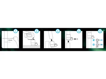 Rain collector with tap RCANS11 Arves - licht grijs uitleg, Vita, tuincentrumoutlet.com