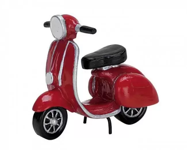 Red moped, Lemax, tuincentrumoutlet