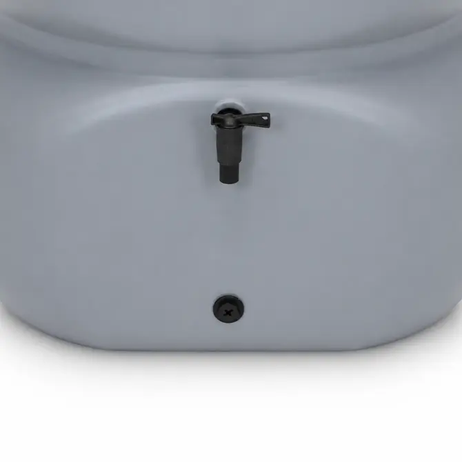 Regenton Gubo 1000 liter grijs detail, Vita tuinmeubelen, tuincentrumoutlet.com
