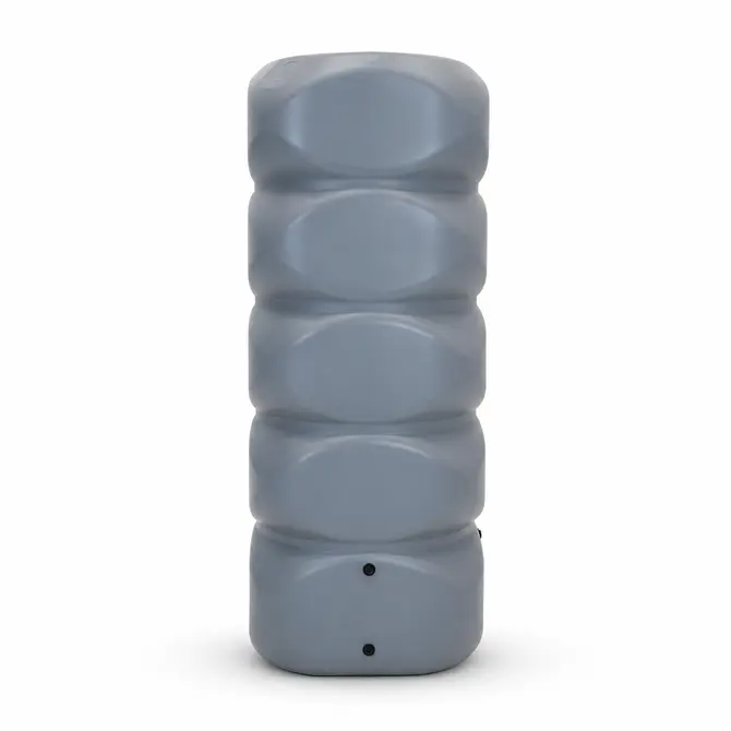 Regenton Gubo 1000 liter grijs achterkant, Vita tuinmeubelen, tuincentrumoutlet.com