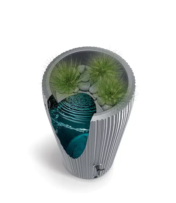 Regenton Oro antraciet sfeerfoto, Vita Tuinmeubelen, tuincentrumoutlet.com