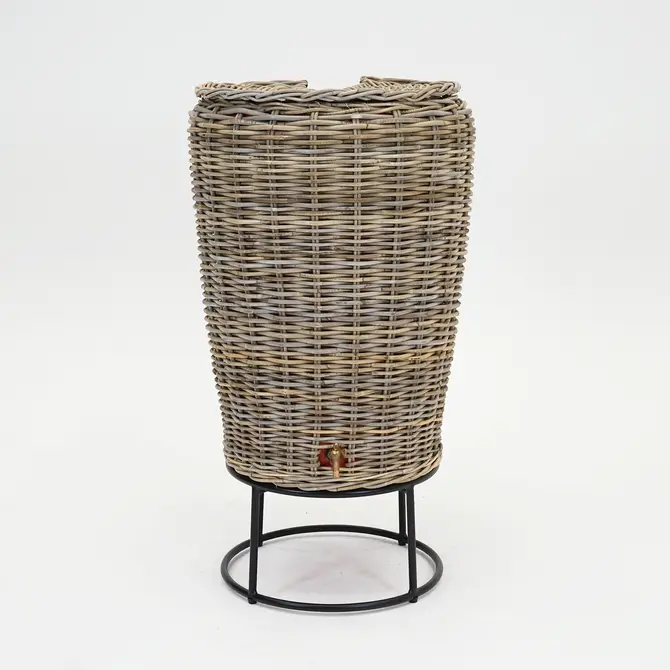 Regenton rotan 200l d70h125cm, Van der Leeden, tuincentrumoutlet.com