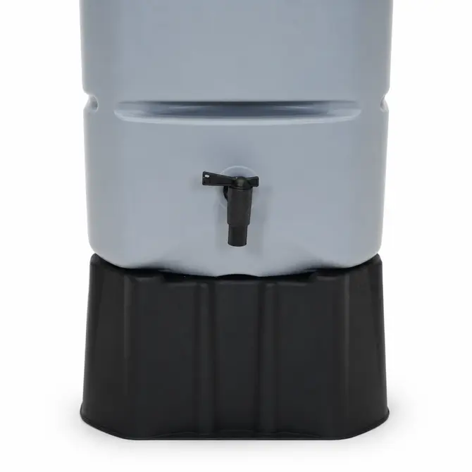Regenton Tenso 120 liter grijs kraantje, Vita tuinmeubelen, tuincentrumoutlet.com