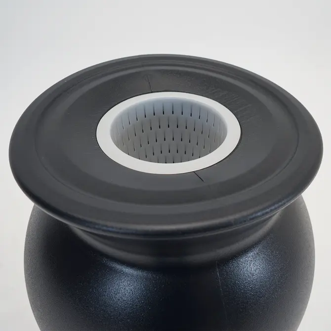 Regenton Velcan antraciet detail, Meuwissen Agro, tuincentrumoutlet.com