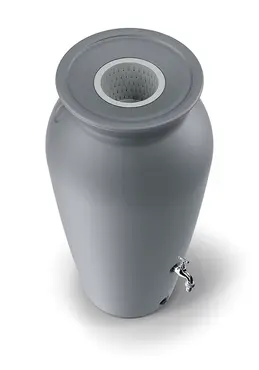 Regenton Velcan antraciet bovenkant, Meuwissen Agro, tuincentrumoutlet.com