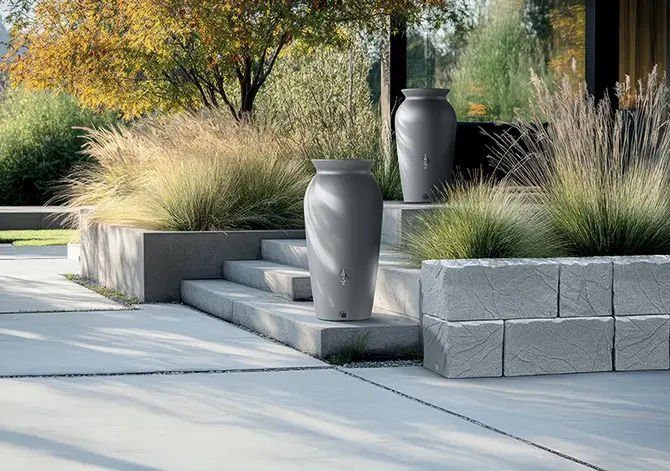 Regenton Velcan antraciet sfeer, Meuwissen Agro, tuincentrumoutlet.com