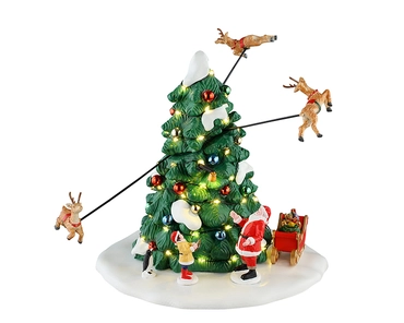 Reindeer races, Lemax, tuincentrumoutlet.com