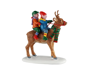 Reindeer rides, Lemax, tuincentrumoutlet.com
