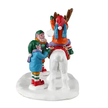 Reindeer snowman zijkant, Lemax Europe, tuincentrumoutlet