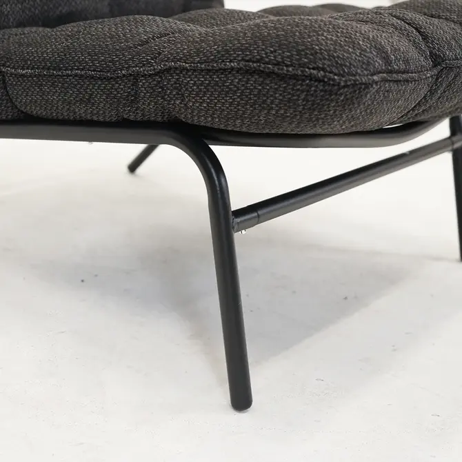 Relax stoel zenzi zwart poot, Lesli Living, tuincentrumoutlet.com