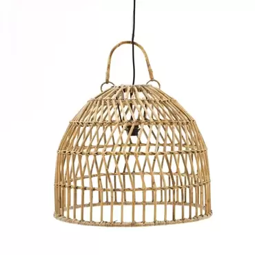 Rieten lampenkap - D 59 H 48 CM - afbeelding 3